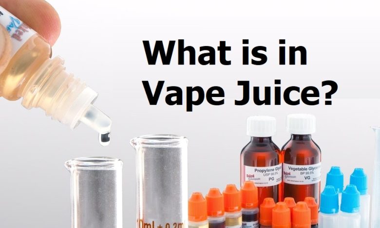 What is in Vape Juice,