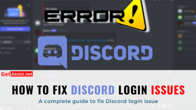 Discord login issue
