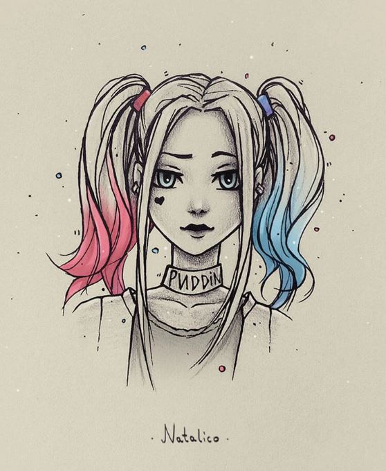 Harley Quinn Drawing