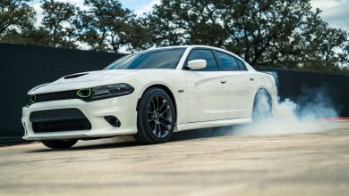 White Dodge Charger