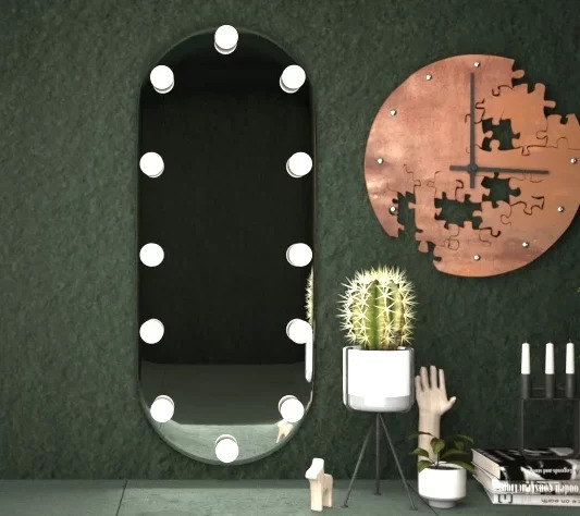 light bulb mirror
